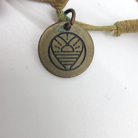 Mare Sole Amore Signed‎ Mixed Material Blue Gray Beaded Tassel Necklace Boho - Picture 4 of 6